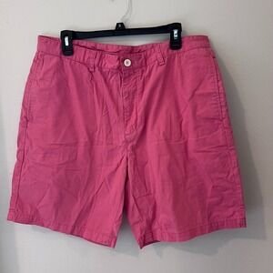 Vineyard Vines‎ Pink Shorts Preppy Chino Casual Flat Front Size 36